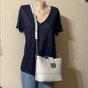 Guess Bag Crossbody Purse medium color Oyster